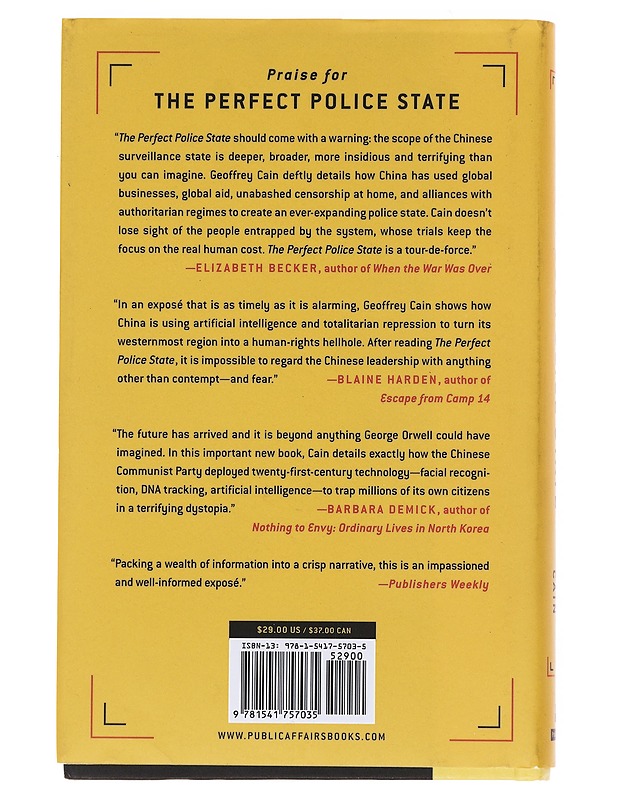 The perfect police state - Geoffrey Cain - Historiakirjat - 10105533827 - 1