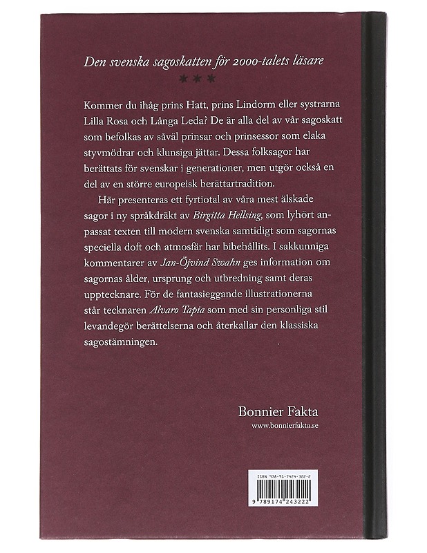 Svenska folksagor - Hellsing, Birgitta - Romaanit ja novellit - 10105533837 - 1