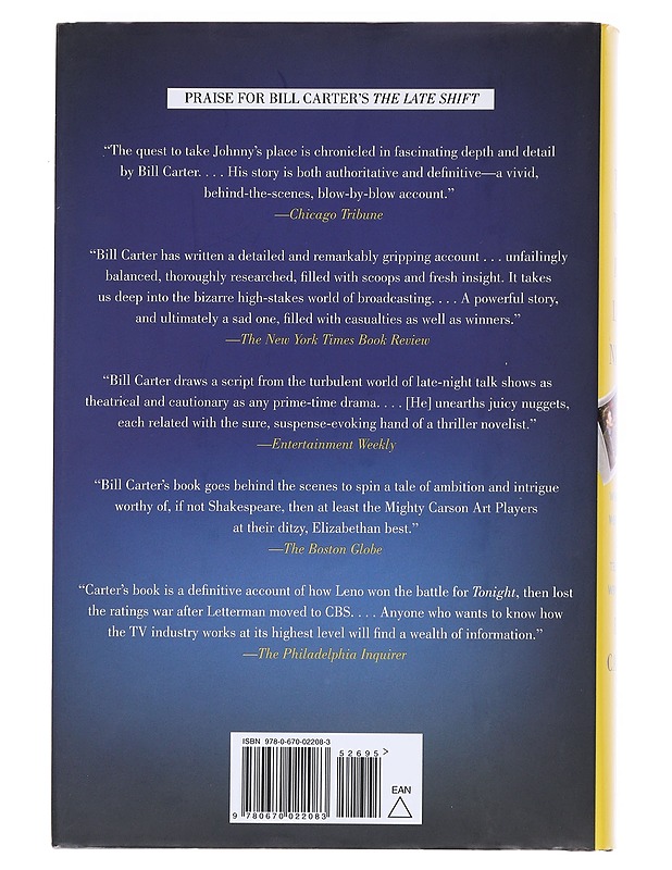The war for late night - Bill Carter - Historiakirjat - 10105533842 - 1