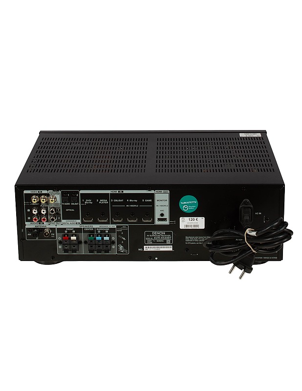 DENON AVR-X540BT -AV-vastaanotin  - Audio - 10105533846 - 2