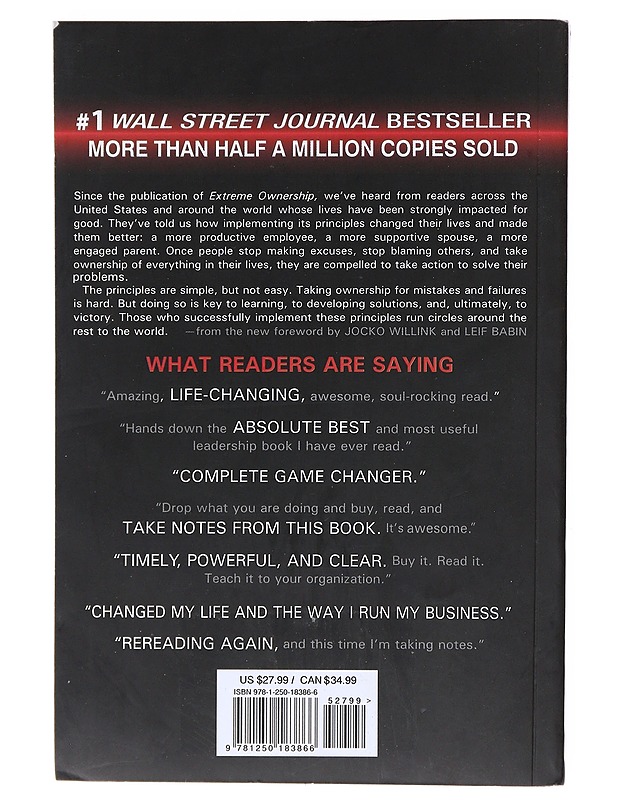 Extreme ownership : how U.S. Navy SEALs lead and win - Willink, Jocko - Tietokirjat ja oppaat - 10105533857 - 1