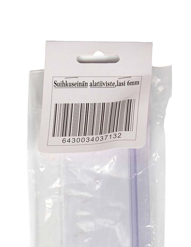 Suihkuseinän alatiiviste, 6 mm lasille - Rakennustarvikkeet - 10105533894 - 1
