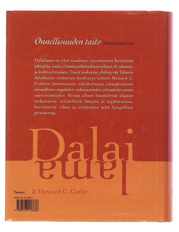 Onnellisuuden taito : elämän opaskirja - Dalai Lama XIV - Tietokirjat ja oppaat - 10105533909 - 1