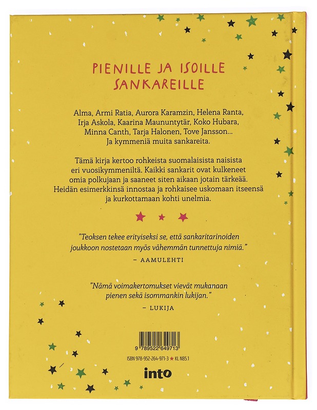 Sankaritarinoita tytöille (ja kaikille muille) - Anttonen, Taru - Lastenkirjat - 10105533951 - 1