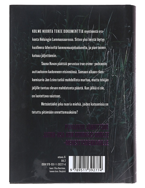 Kun jäljet katoavat - Elina Backman - Jännitys ja dekkarit - 10105533959 - 1