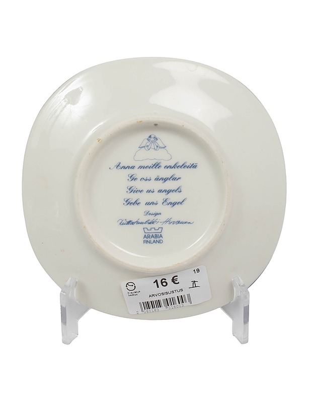 ARABIA Anna meille enkeleitä seinälautanen - Designsuosikit - 10105534116 - 1