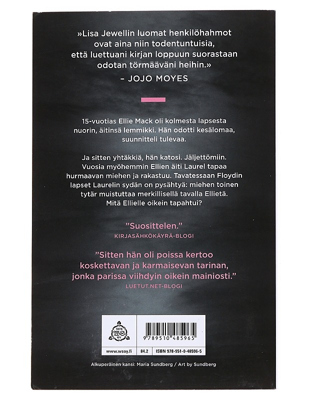 Sitten hän oli poissa - Jewell, Lisa - Jännitys ja dekkarit - 10105534124 - 1