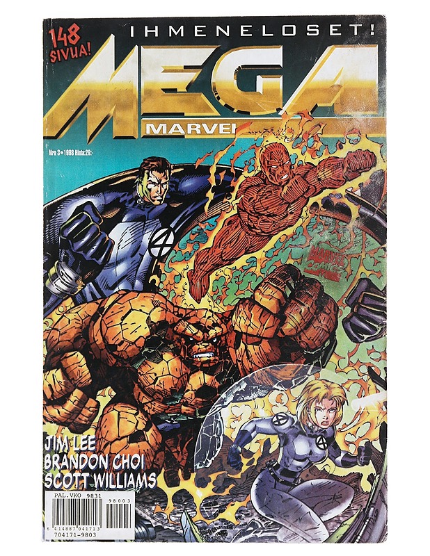 Mega Marvel  N:o 3/1998  - Sarjakuvat - 10105534353 - 0