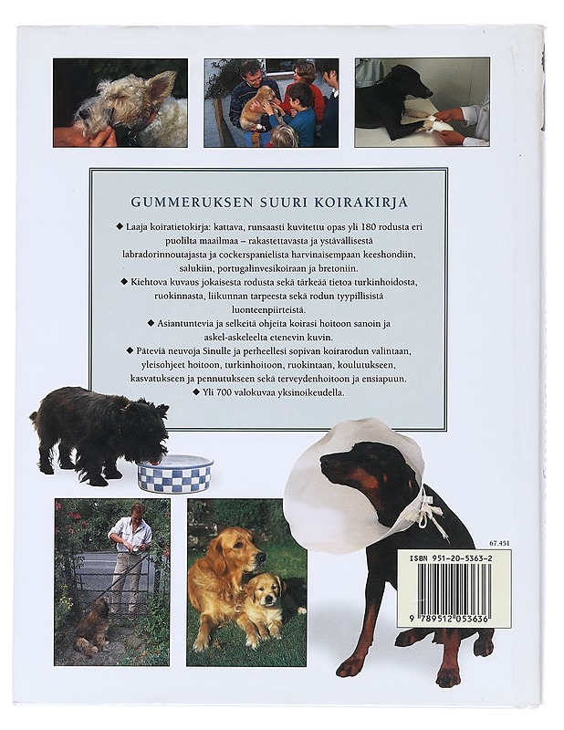 Gummeruksen suuri koirakirja : koirarodut, koirien hoito ja kasvatus - Larkin, Peter - Kirja lahjaksi - 10105534362 - 1