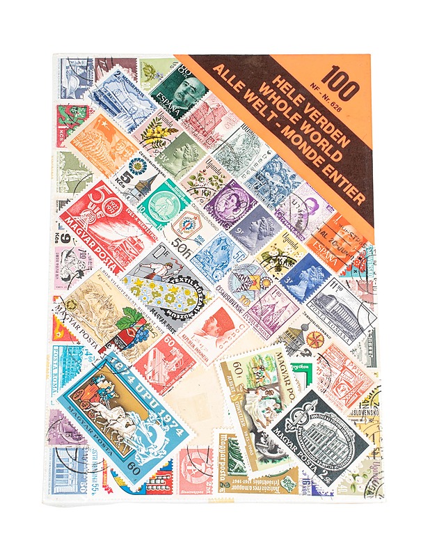 WHOLE WORLD postimerkkiä, 100kpl - Askartelu - 10105534378 - 0