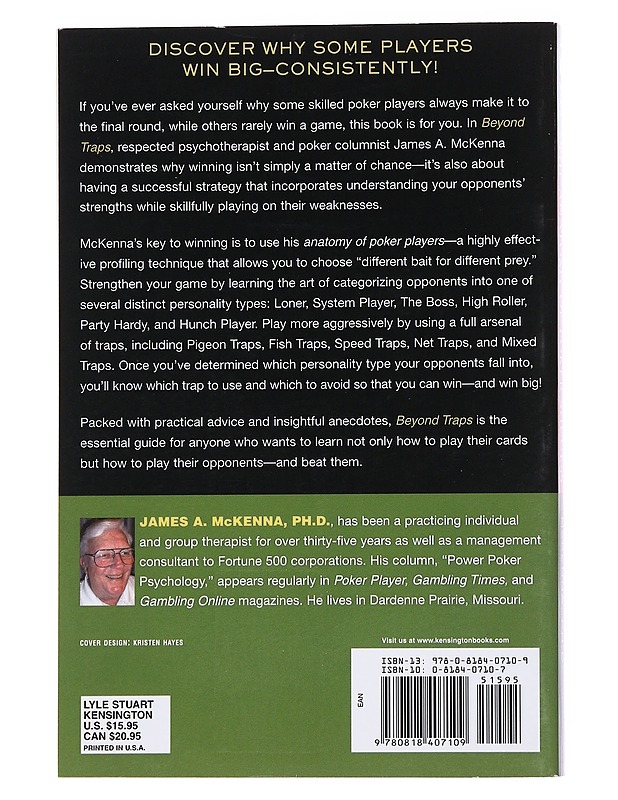 Beyond Traps : The Anatomy of Poker Success - McKenna, James A. - Tietokirjat ja oppaat - 10105534408 - 1
