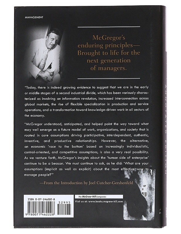 The human side of enterprise : annotated edition - McGregor, Douglas - Tietokirjat ja oppaat - 10105534419 - 1