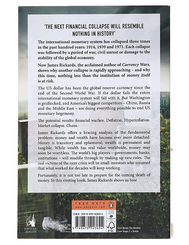 The Death of Money - James Rickards - Romaanit ja novellit - 10105534465 - 1