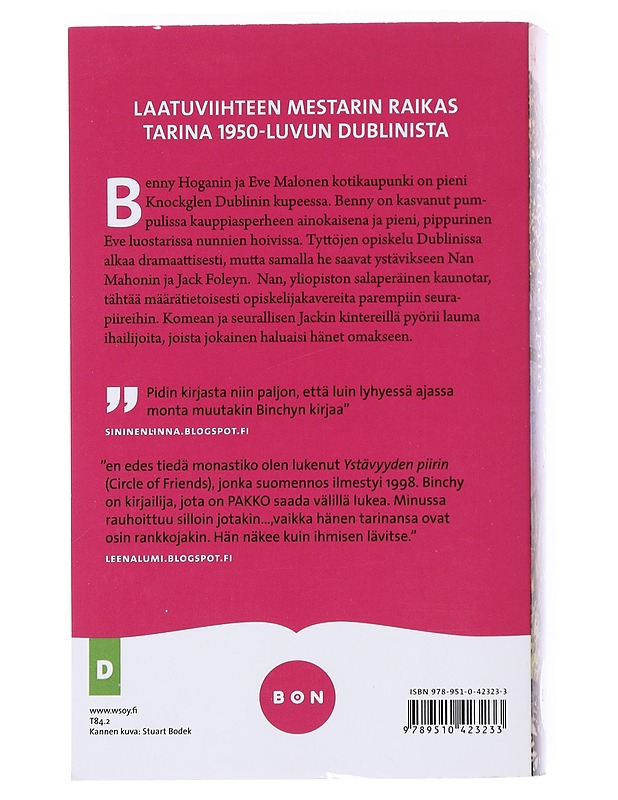 Ystävyyden piiri - Binchy, Maeve - Romaanit ja novellit - 10105534479 - 1