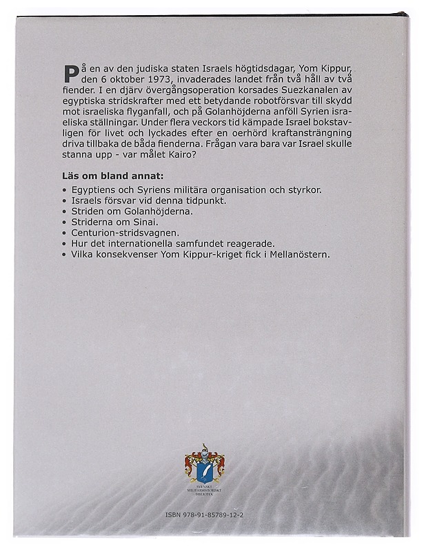 Yom Kippur : oktoberkriget 1973 - Dunstan, Simon - Historiakirjat - 10105534585 - 1