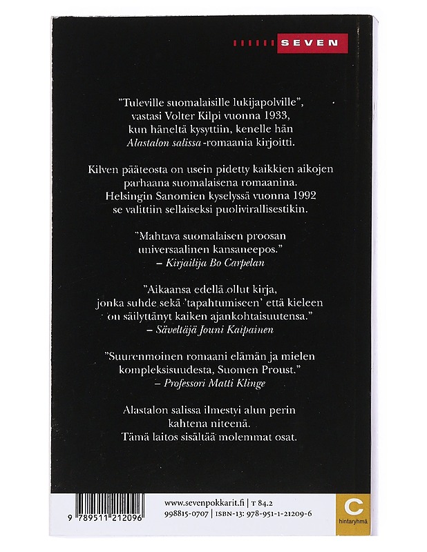 Alastalon salissa : kuvaus saaristosta - Volter Kilpi - Romaanit ja novellit - 10105534599 - 1