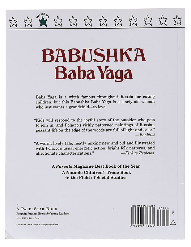 Babushka Baba Yaga - Patricia Polacco - Lastenkirjat - 10105534665 - 1
