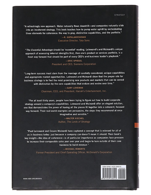 The essential advantage : how to win with a capabilities-driven strategy - Leinwand, Paul - Tietokirjat ja oppaat - 10105534679 - 1