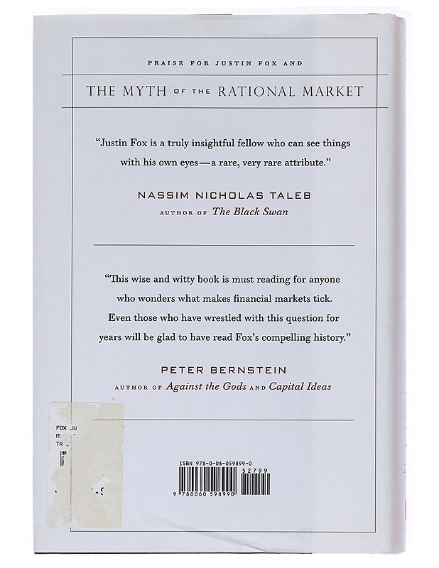 The myth of the rational market : a history of risk, reward, and delusion on Wall Street - Justin Fox - Tietokirjat - 10105534694 - 1