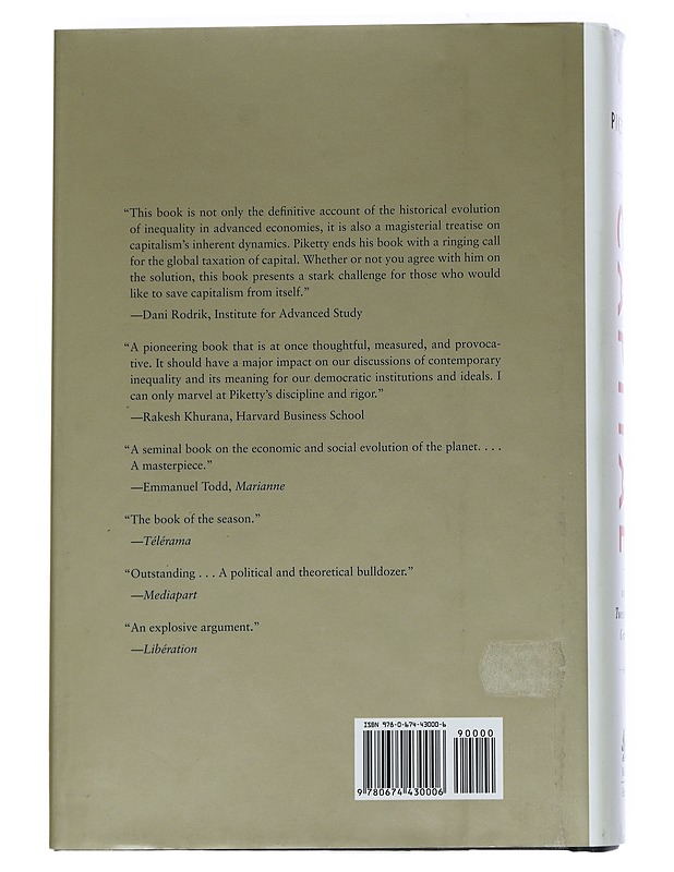 Capital in the twenty-first century - Piketty, Thomas - Tietokirjat ja oppaat - 10105534709 - 1
