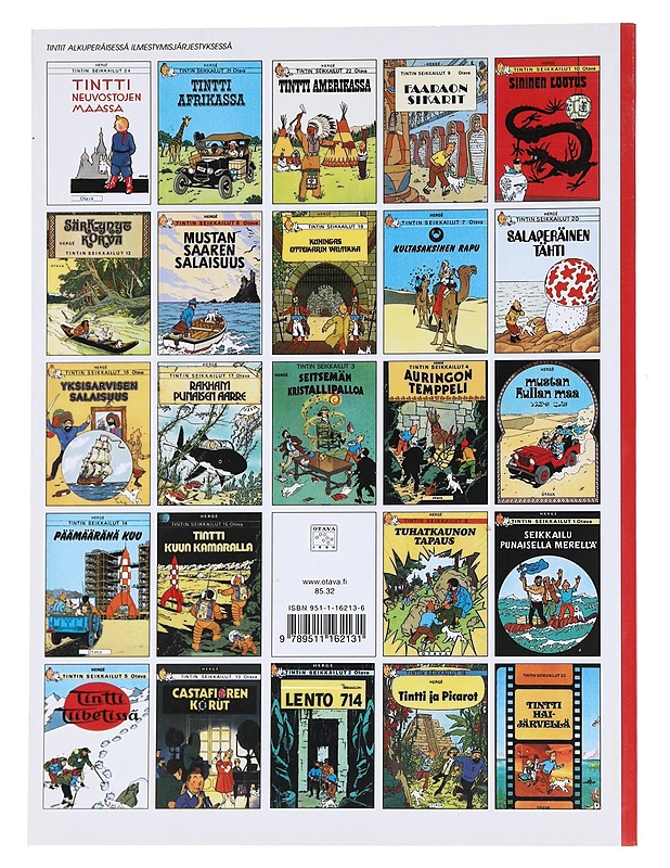 Tintin seikkailut 7 : Kultasaksinen rapu - Hergé - Sarjakuvat - 10105534752 - 1