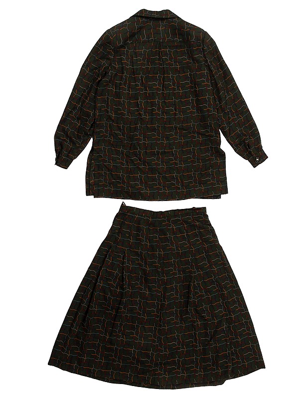 Kuviollinen jakku ja hame, 3 osaa - Naisten takit ja jakut - 10105534760 - 1