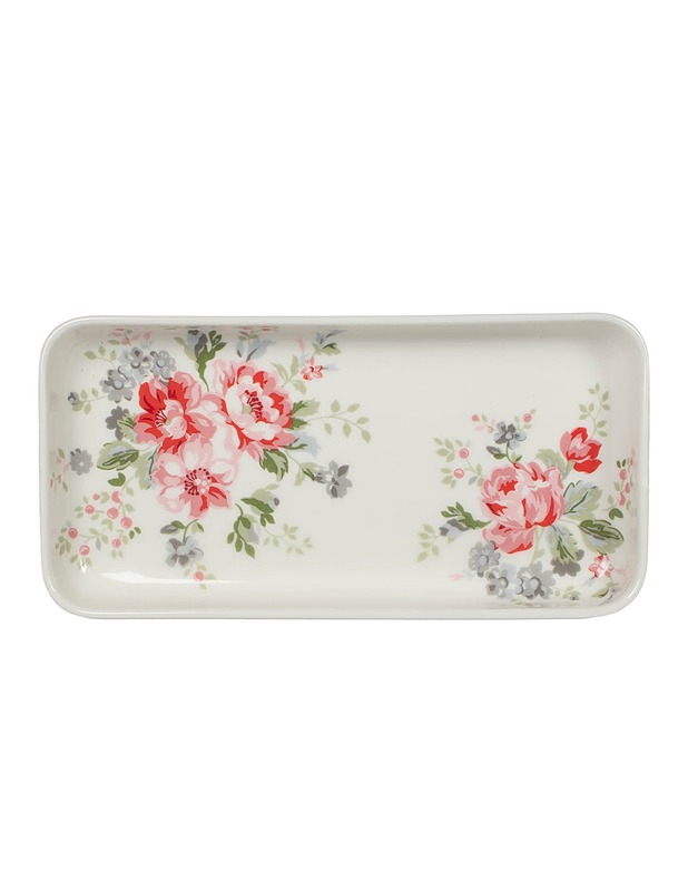 GREENGATE Elouise White posliinitarjotin - Tarjoiluastiat - 10105534792 - 0