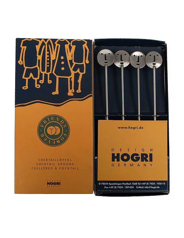 HOGRI Friends Forever coctaillusikat, 4 kpl - Aterimet - 10105534874 - 0