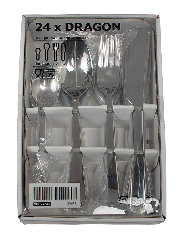 IKEA Dragon aterimet, 25 osaa - Aterimet - 10105534877 - 0
