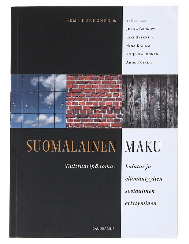 Suomalainen maku - Semi Purhonen - Historiakirjat - 10105534926 - 0
