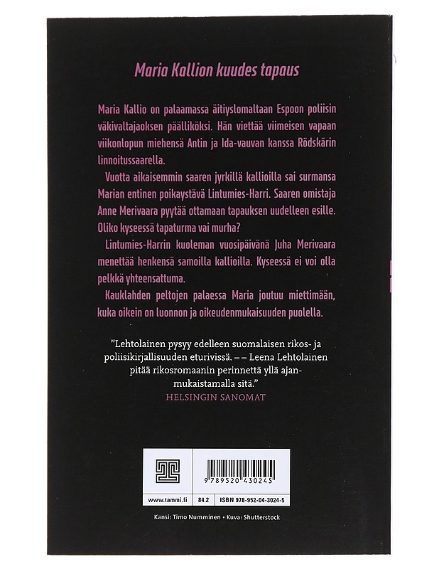 Tuulen puolella - Leena Lehtolainen - Jännitys ja dekkarit - 10105534993 - 1