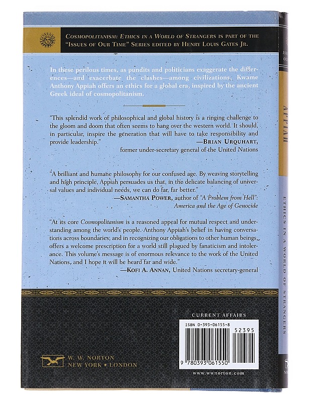 Cosmopolitanism : Ethics in a world of strangers - Appiah, Kwame Antony - Tietokirjat ja oppaat - 10105535008 - 1