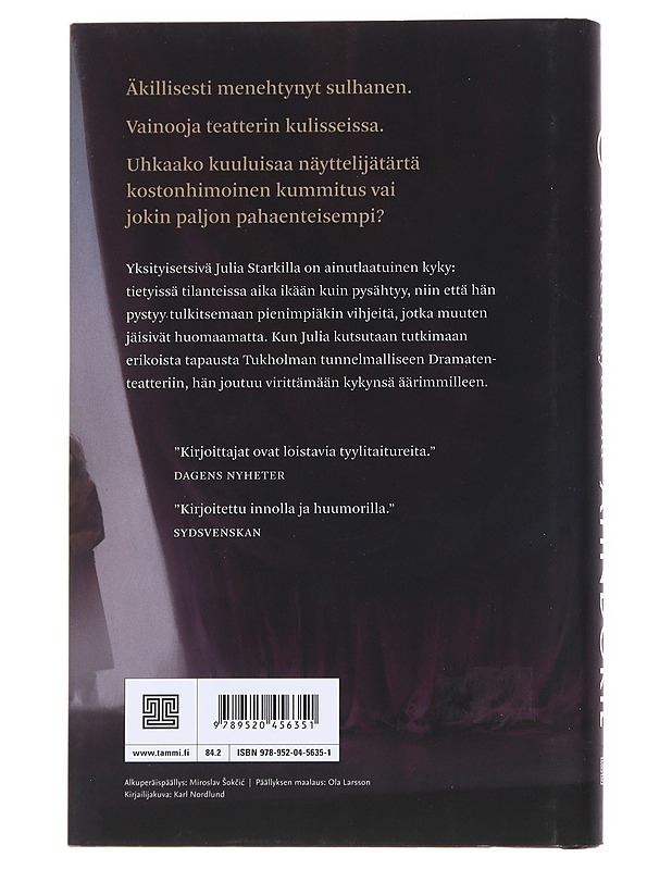 Kirottu näytelmä - Ahndoril, Alex - Jännitys ja dekkarit - 10105535053 - 1