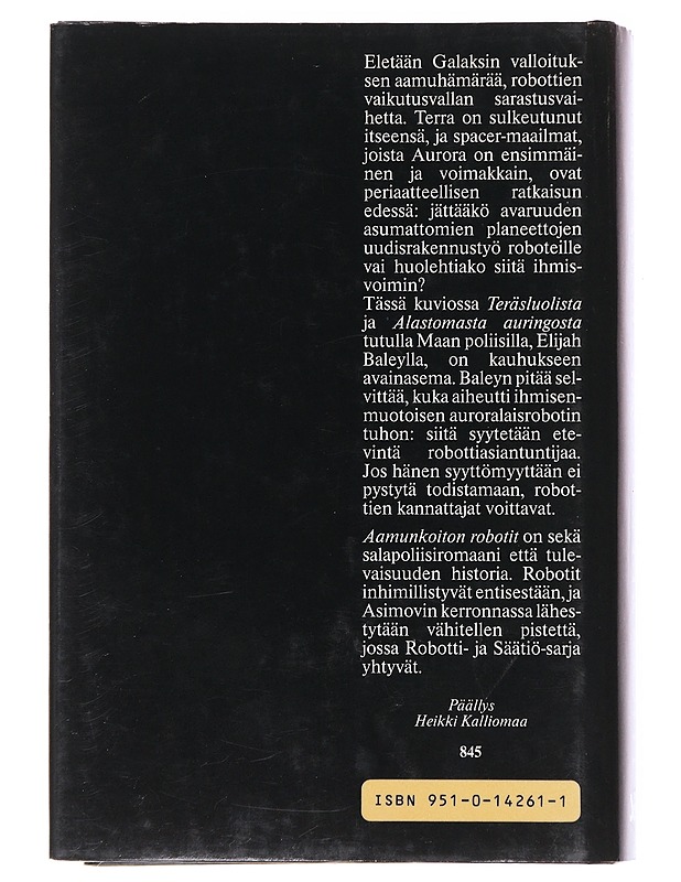Aamunkoiton robotit - Asimov, Isaac - Romaanit ja novellit - 10105535052 - 1