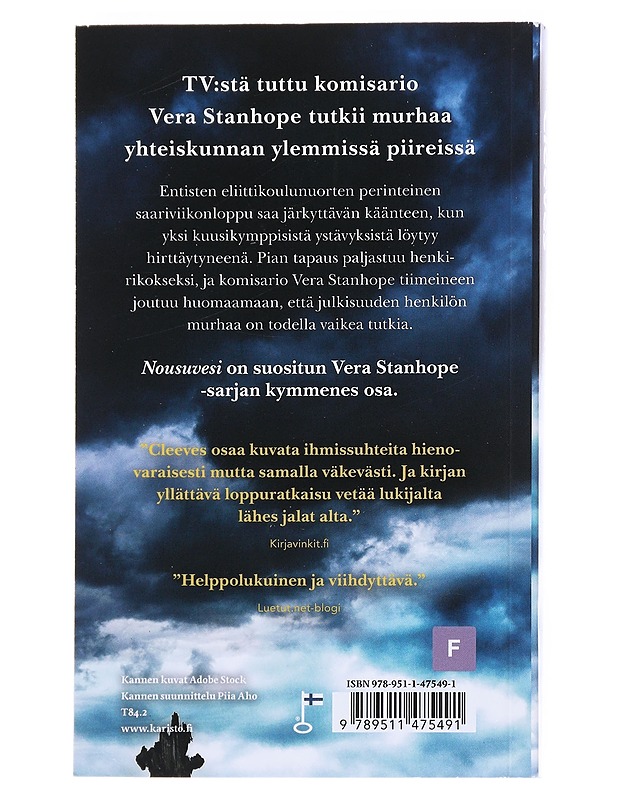 Nousuvesi - Cleeves, Ann - Romaanit ja novellit - 10105535098 - 1