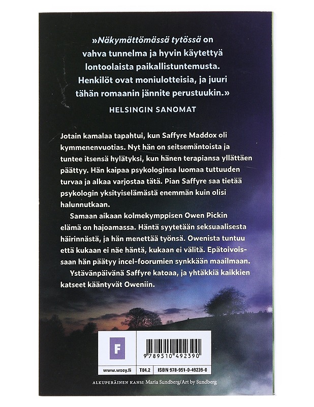 Näkymätön tyttö - Jewell, Lisa - Jännitys ja dekkarit - 10105535109 - 1