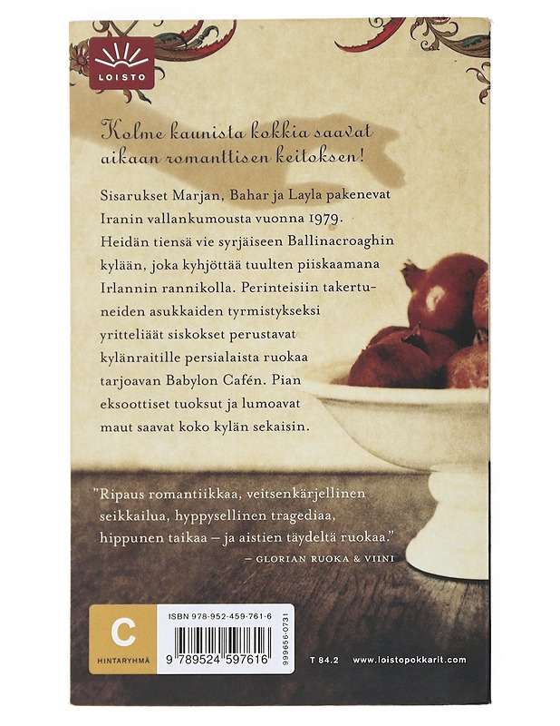 Lumoavien mausteiden kahvila - Mehran, Marsha - Kaunokirjallisuus - 10105535142 - 1