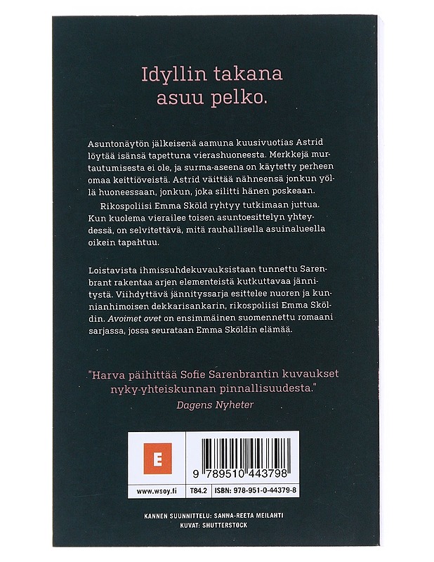 Avoimet ovet - Sarenbrant, Sofie - Romaanit ja novellit - 10105535190 - 1
