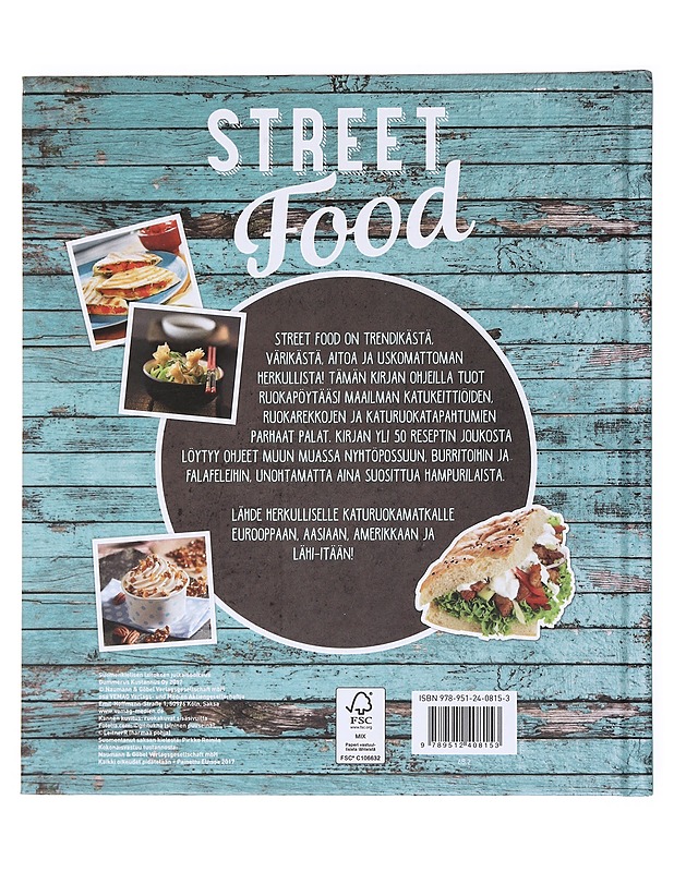 Street food - Roinila, Pirkko - Kirja lahjaksi - 10105535195 - 1