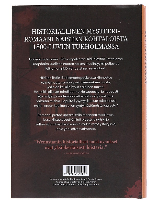Kuolleet naiset eivät anna anteeksi - Wennstam, Katarina - Jännitys ja dekkarit - 10105535201 - 1