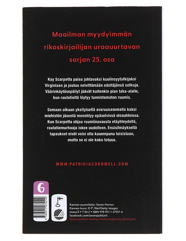 Ruumiinavaus - Cornwell, Patricia - Jännitys ja dekkarit - 10105535202 - 1