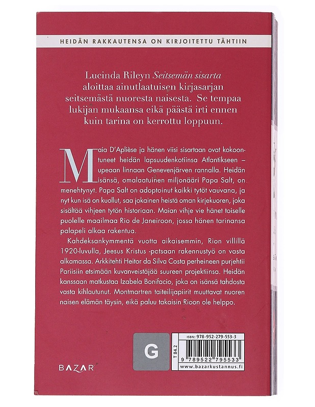 Seitsemän sisarta / Maian tarina - Riley, Lucinda - Historiakirjat - 10105535216 - 1