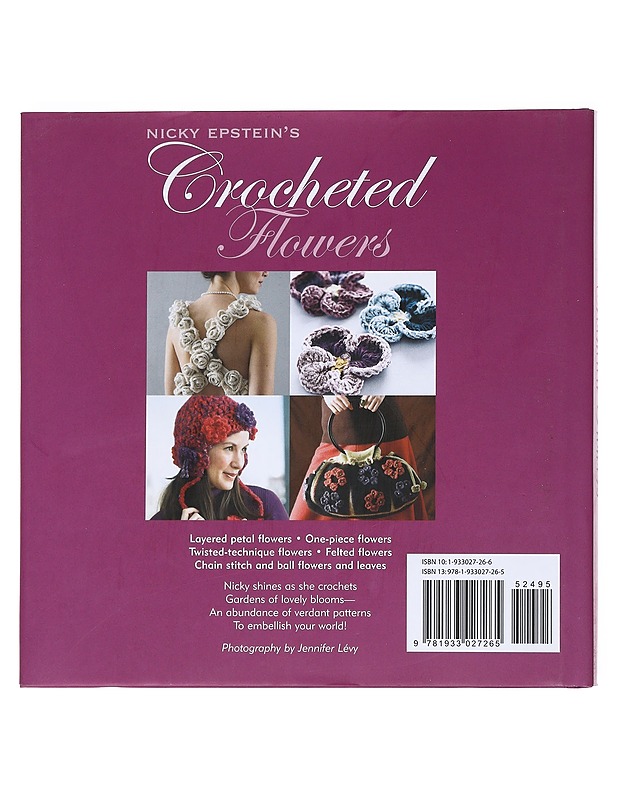 Nicky Epstein's Crocheted Flowers - Kirja lahjaksi - 10105535253 - 1