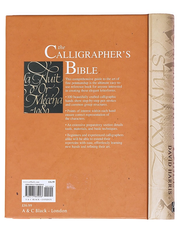 The Calligrapher's Bible : 100 complete alphabets and how to draw them - Harris, David - Tietokirjat ja oppaat - 10105535258 - 1