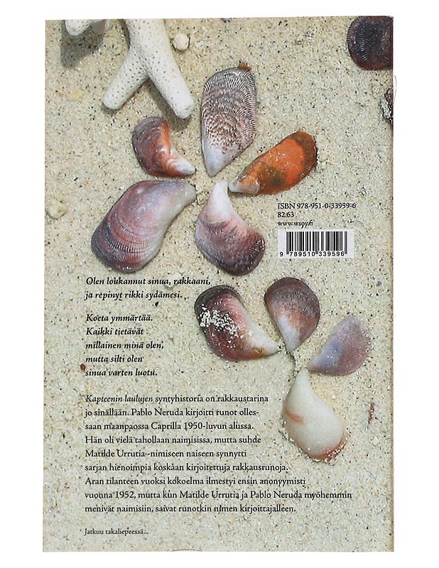 Kapteenin laulut - Neruda, Pablo - Romaanit ja novellit - 10105535316 - 1