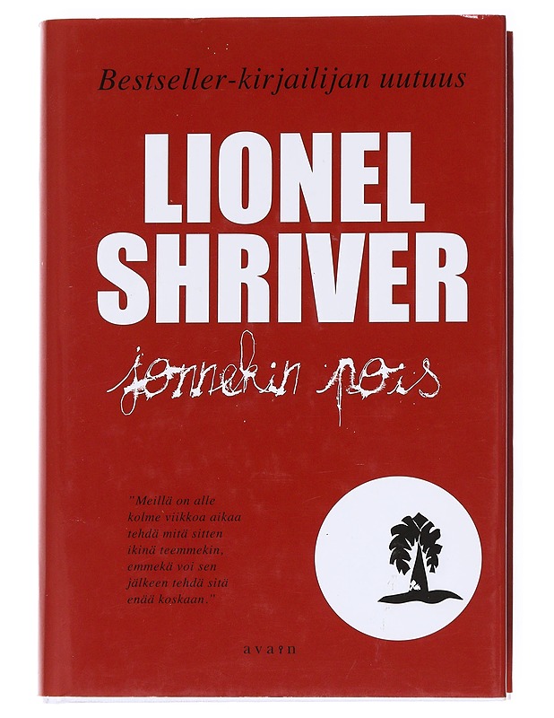 Jonnekin pois - Shriver, Lionel - Romaanit ja novellit - 10105535336 - 0
