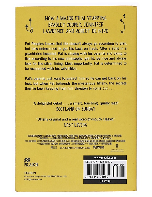 The Silver Linings Playbook - Quick, Matthew - Tietokirjat ja oppaat - 10105535472 - 1