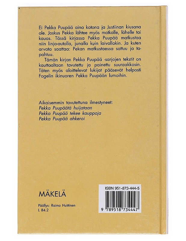 Pekka Puupää matkustaa - Fogeli - Lastenkirjat - 10105535480 - 1
