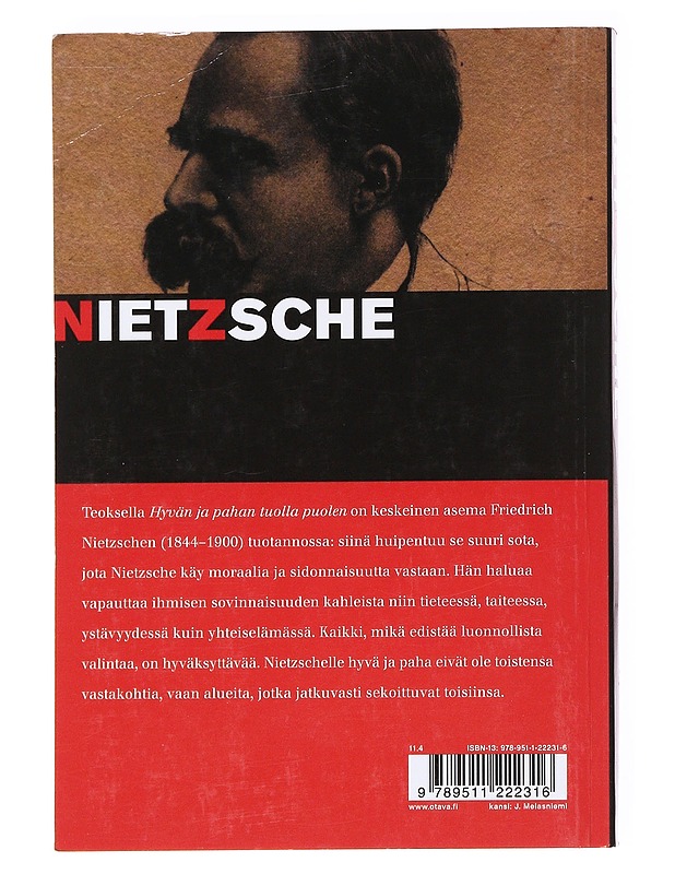 Hyvän ja pahan tuolla puolen : Erään tulevaisuuden filosofian alkunäytös - Nietzsche, Friedrich - Tietokirjat ja oppaat - 10105535491 - 1