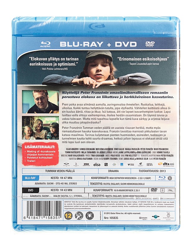 Tumman veden päällä - Blu-ray + DVD - Blu-ray-levyt - 10105535500 - 1